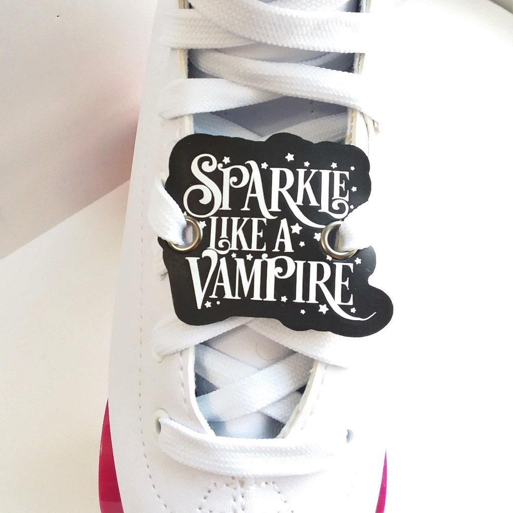 4/$20 Vampire roller skate lace patch shoelace charm